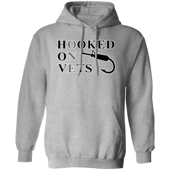 Hooked On Vets - Pullover Hoodie