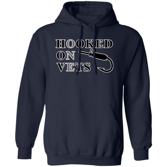 Hooked On Vets - Pullover Hoodie