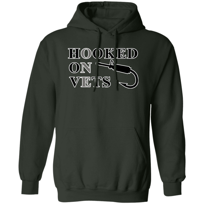 Hooked On Vets - Pullover Hoodie