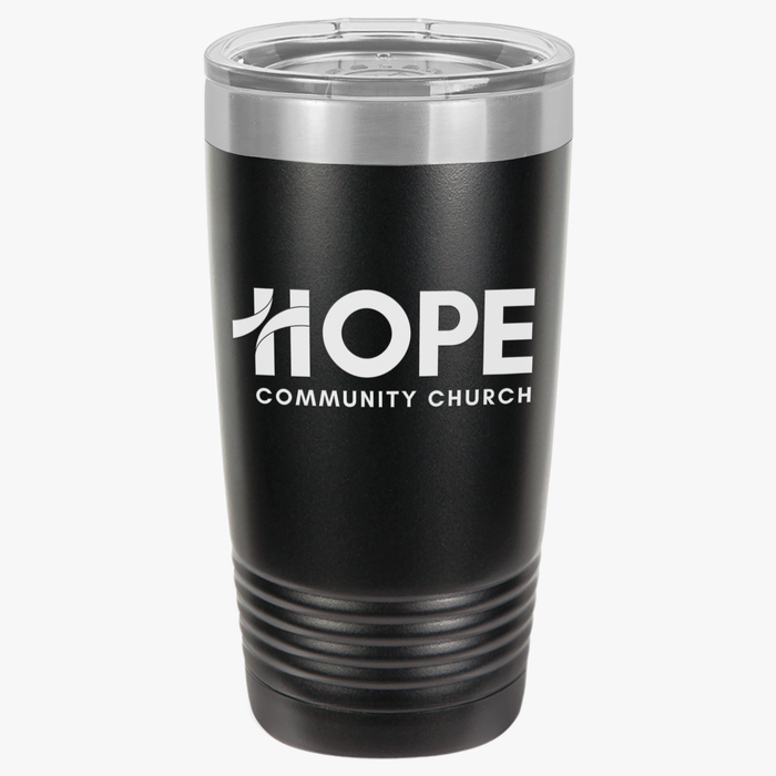 Hope Community Church 20oz Insulated Tumbler — Travel Mug for Coffee & Cold Drinks