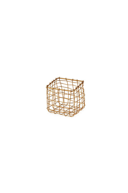 Iron Wire Basket Square - Little Flower Soap Co