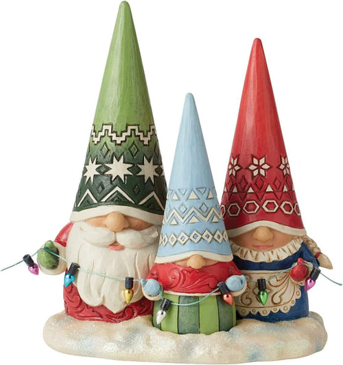 Jim Shore Heartwood Creek Christmas Gnome Family #6011157 Free Shipping