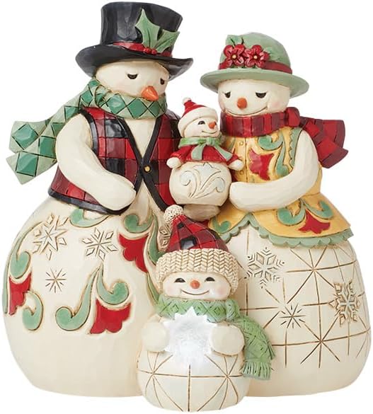Jim Shore HWC Highland Glen Snowmen Family