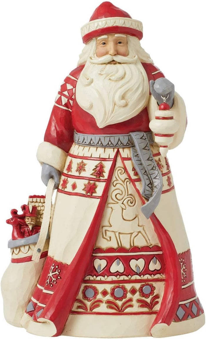 Jim Shore HWC Nordic Noel Santa with Toy Bag
