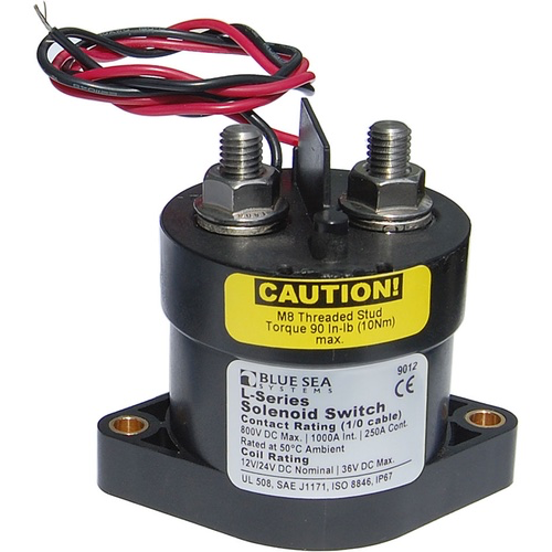 L Solenoid 12/24V DC 250A