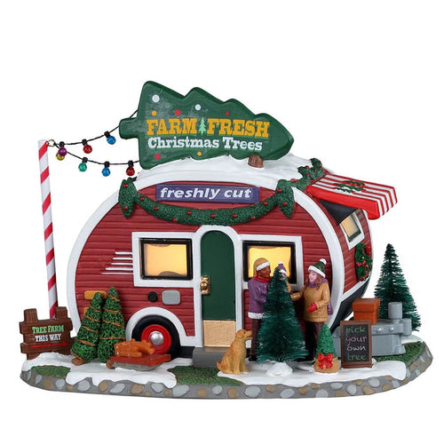 Lemax Farm Fresh Christmas Trees #25928 Free Shippng