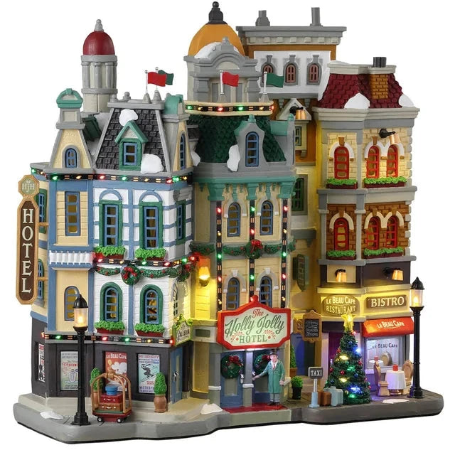 Lemax The Holly Jolly Hotel