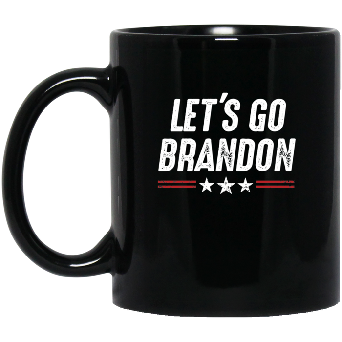 Let's Go Brandon - Red Stripes - MUGS