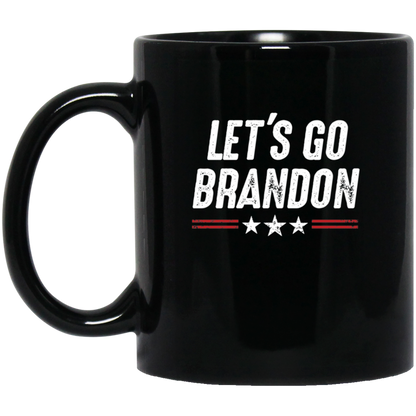 Let's Go Brandon - Red Stripes - MUGS