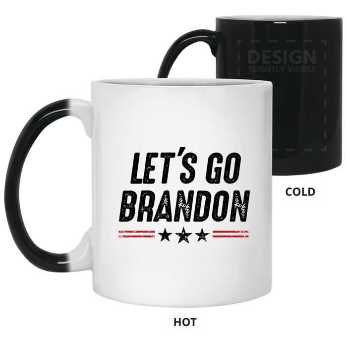Let's Go Brandon - Red Stripes - MUGS