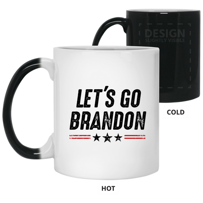 Let's Go Brandon - Red Stripes - MUGS