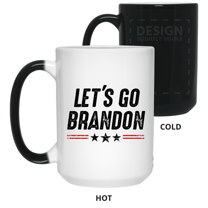Let's Go Brandon - Red Stripes - MUGS