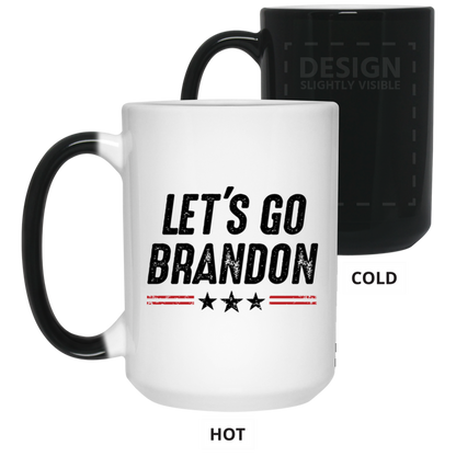 Let's Go Brandon - Red Stripes - MUGS
