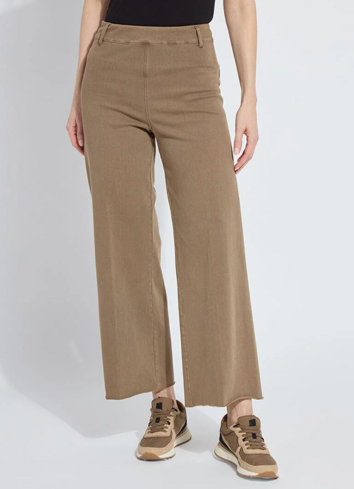 Lysse Erin Hi Waist Wide Leg Denim, Antique Wash
