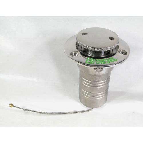Marine Town Pop Up Deck Filler - Cast Stainless Steel - Diesel