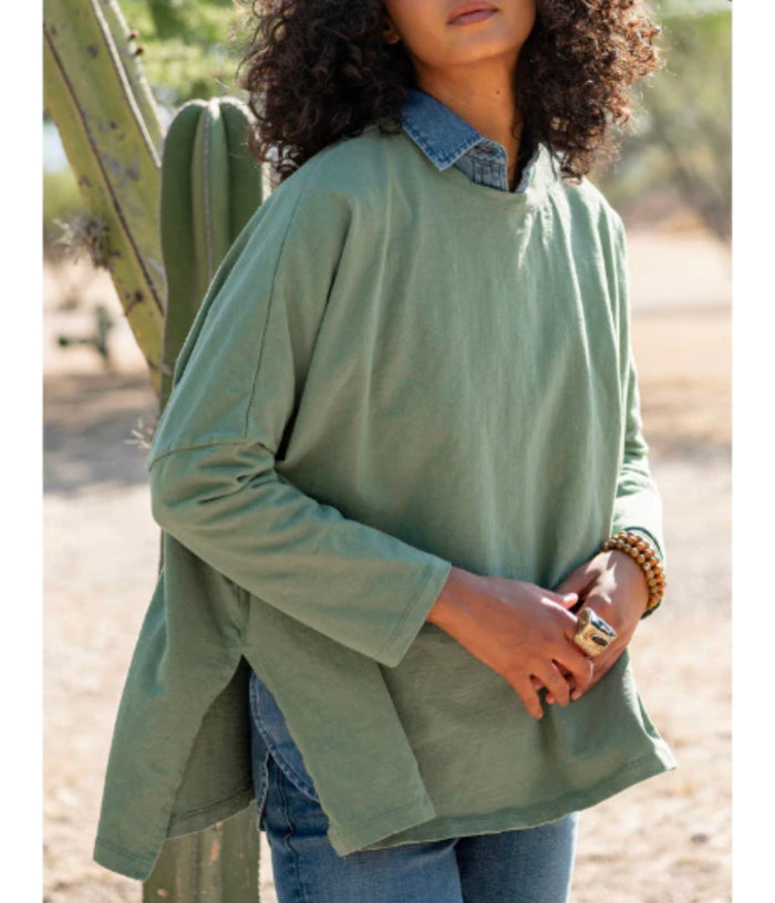 MerSea Catalina Slub Tee, Olive Green