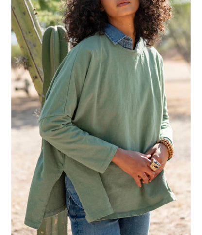 MerSea Catalina Slub Tee, Olive Green