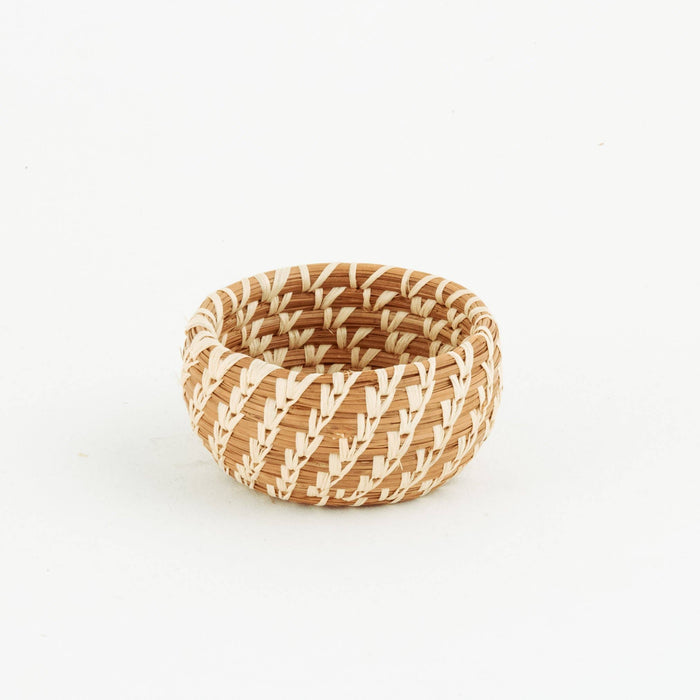 Miniature Pine Needle Bowl Basket - Little Flower Soap Co