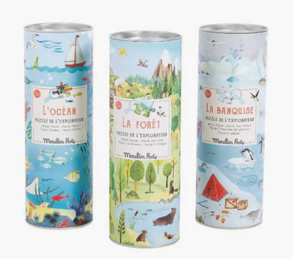 Moulin Roty Kids Nature Explorer Puzzles (3 Styles)