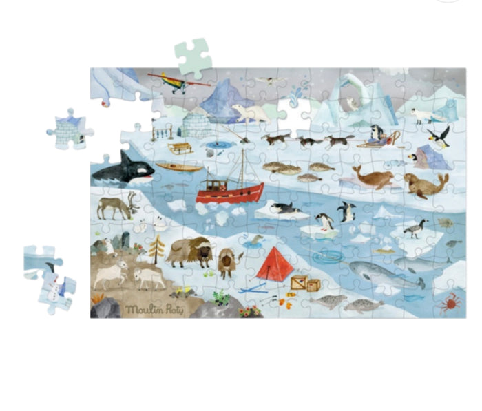 Moulin Roty Kids Nature Explorer Puzzles (3 Styles)