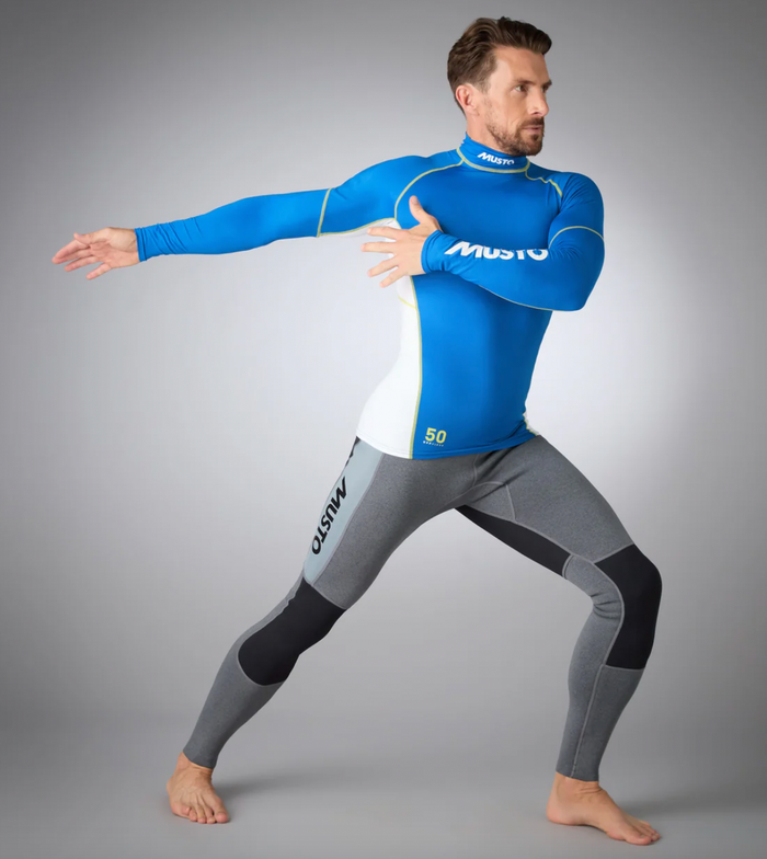 MUSTO MEN'S CHAMPIONSHIP LONG-SLEEVE RASH GUARD - 82091