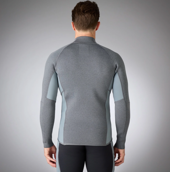 MUSTO MEN'S CHAMPIONSHIP LONG-SLEEVE TOP - DARK GREY MARLE - 82415