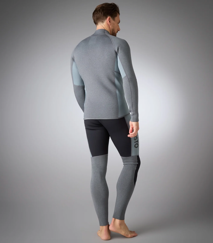 MUSTO MEN'S CHAMPIONSHIP LONG-SLEEVE TOP - DARK GREY MARLE - 82415