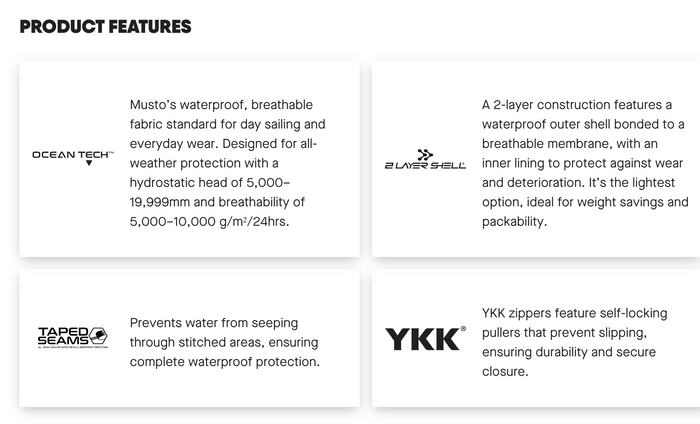 MUSTO MEN'S CORSICA JACKET - 82615 - Bosuns Boat