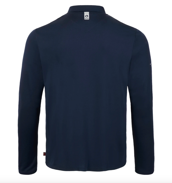 MUSTO MEN'S EVO CREW SUNBLOCK LONG-SLEEVE POLO - 82430 - Bosuns Boat