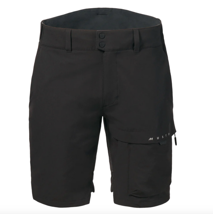 MUSTO MEN'S EVO PERFORMANCE STRETCH SHORT (BLACK) - 82421 - Bosuns Boat