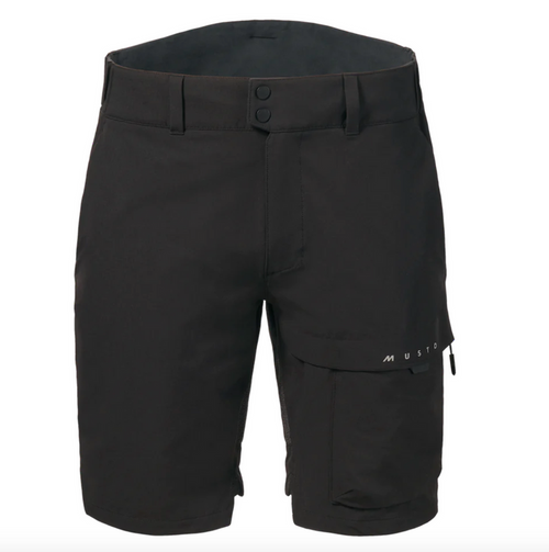 MUSTO MEN'S EVO PERFORMANCE STRETCH SHORT (BLACK) - 82421 - Bosuns Boat