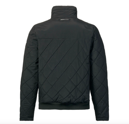 MUSTO MEN'S SNUG DIAMOND QUILTED JACKET (BLACK) - 82522 - Bosuns Boat