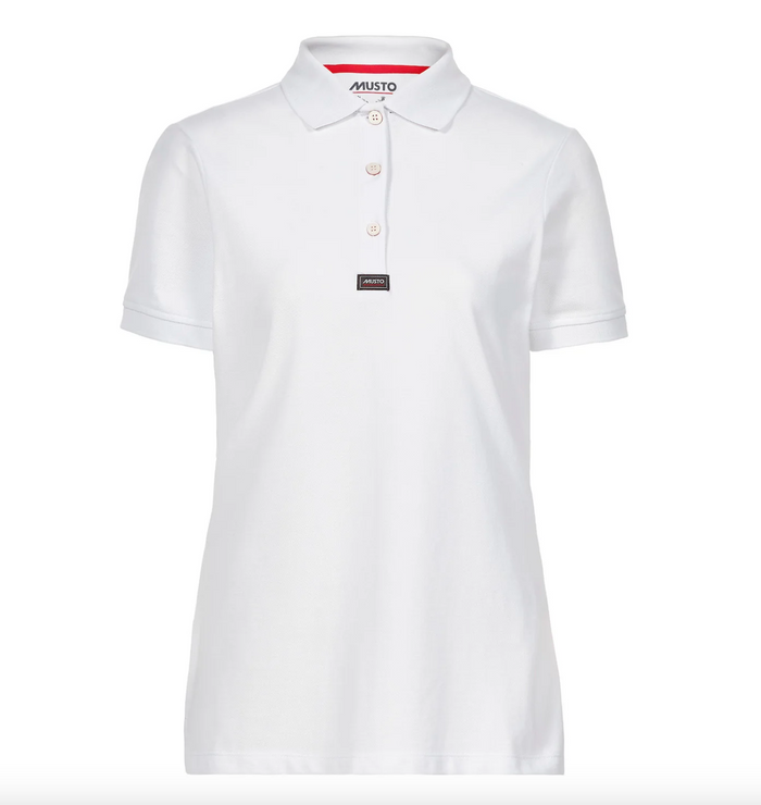 MUSTO WOMEN'S ESSENTIAL PIQUE POLO SHIRT - 82168 - Bosuns Boat
