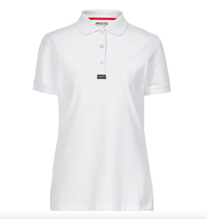 MUSTO WOMEN'S ESSENTIAL PIQUE POLO SHIRT - 82168 - Bosuns Boat