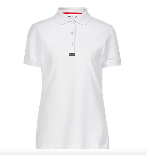 MUSTO WOMEN'S ESSENTIAL PIQUE POLO SHIRT - 82168 - Bosuns Boat