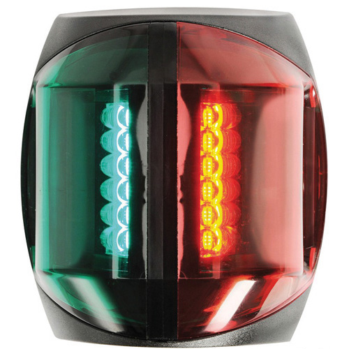 Navigation Light  LED Side Mount - Black - Bi-Colour - Bosuns Boat