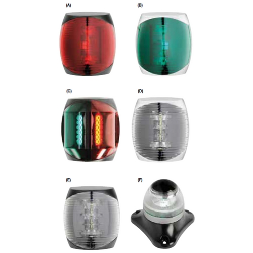 Navigation Light  LED Side Mount - White - Anchor