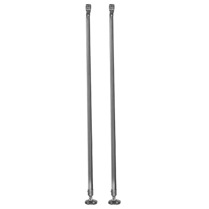 Oceansouth 1050mm Length – Bimini Top Support Poles w/Universal Bases & Knuckles
