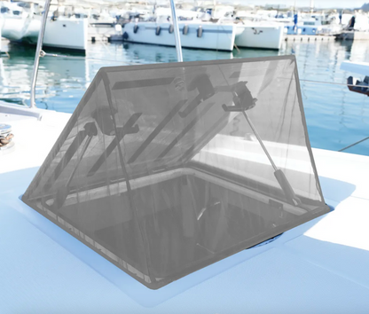 OCEANSOUTH HATCH MOSQUITO NET - GREY - Bosuns Boat