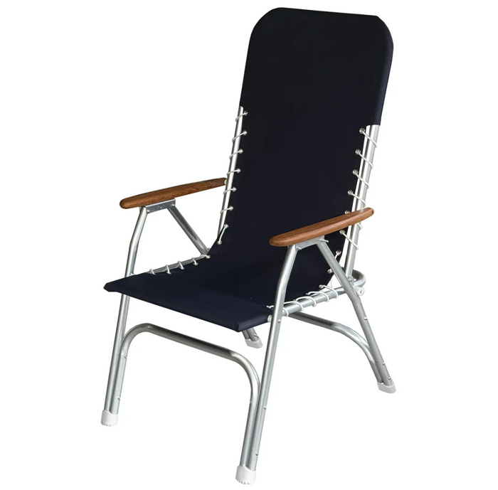 Oceansouth High Back Aluminium Deck Chair - Bosuns Boat