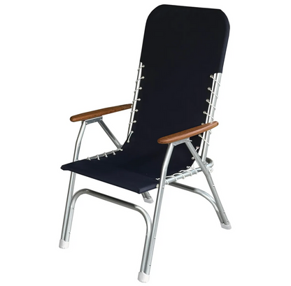 Oceansouth High Back Aluminium Deck Chair - Bosuns Boat