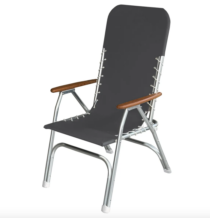 Oceansouth High Back Aluminium Deck Chair - Bosuns Boat