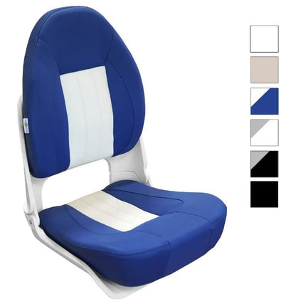 Oceansouth Skipper Deluxe High Back Folding Boat Seat