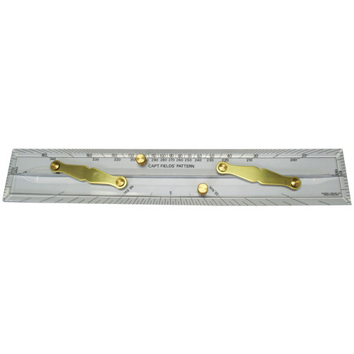 Parallel Rule With Solid Brass Link Arms (Standard) - 400mm (16) - Bosuns Boat