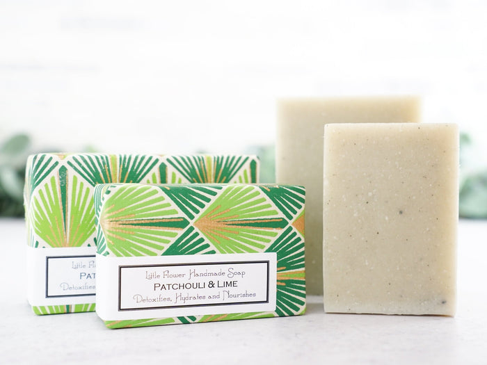 Patchouli Lime - Handmade Bar Soap - Little Flower Soap Co