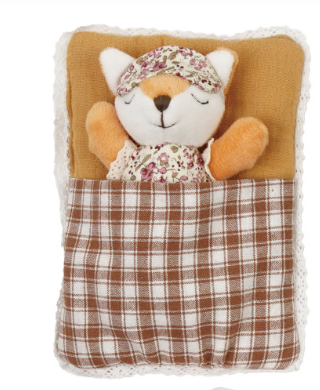 Plush Animal Friend with Sleeping Bag & Eye Mask (6 Styles)