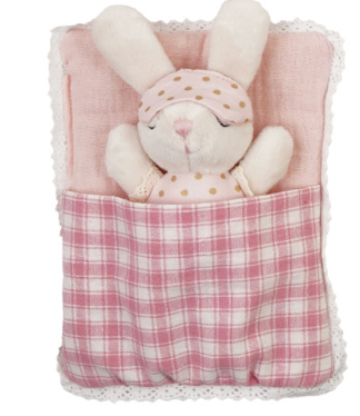 Plush Animal Friend with Sleeping Bag & Eye Mask (6 Styles)