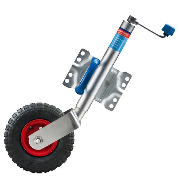 Pneumatic Jockey Wheel Swivel Clamp - 2 U-Bolt