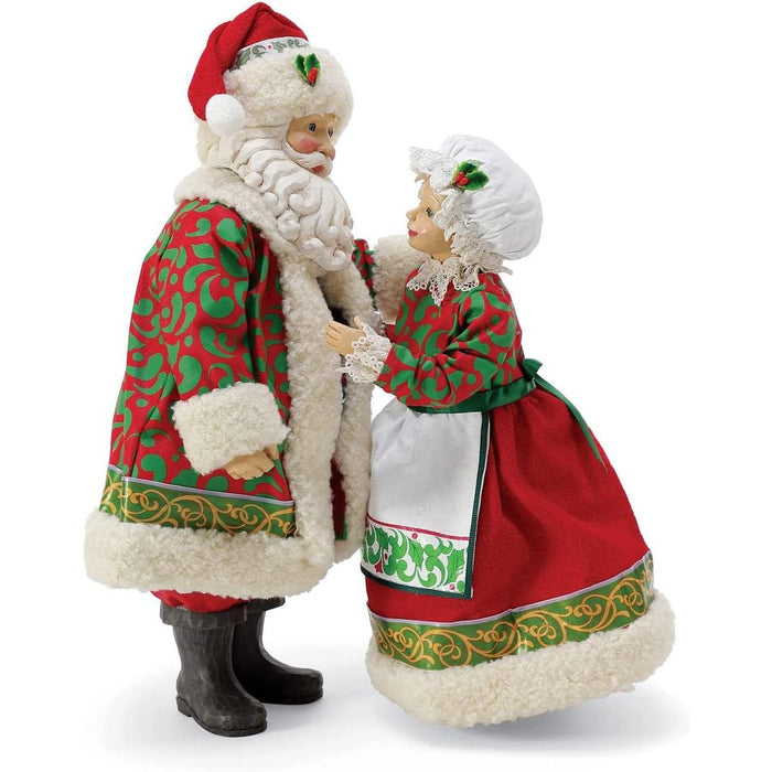 Possible Dreams Jim Shore Santa & Mrs. Claus Almost Ready LE #6010206 Free Shipping