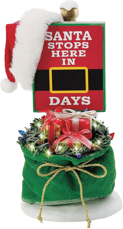Possible Dreams  Santa Stops Here Sign